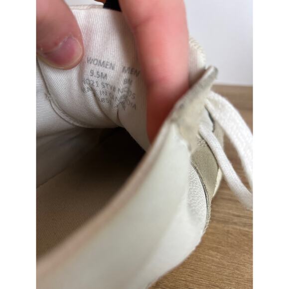 Madewell Kickoff Trainer Sneakers in Leather and Spot Dot Calf Hair Size 9.5 - Picture 9 of 11